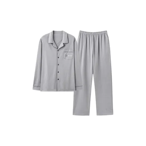 FENTENGCARE Silver Men's Pajama Sets