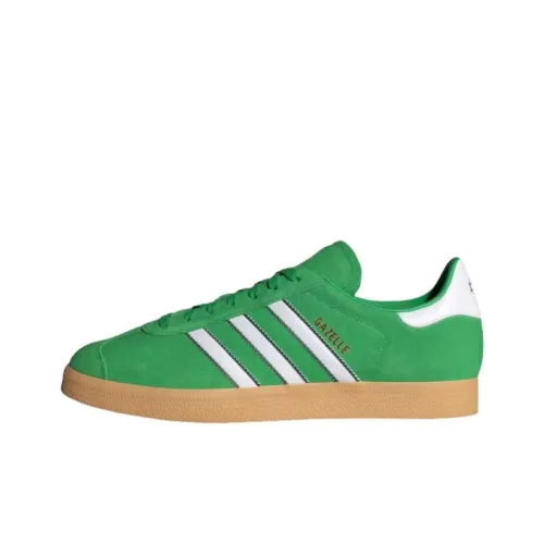 Adidas Originals Gazelle Low Топ Скейтборд Кроссовки Унисекс Зеленый Белый