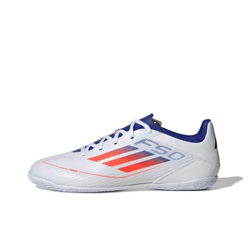 Adidas F50 CLUB Противоскользящее и Износостойкое Покрытие Поддержка Футбольные бутсы Мужские Белые