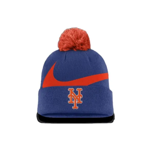 nike Акриловые шапки-бини Мужской Синий