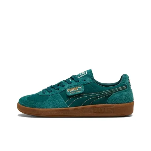 PUMA Palermo Series Low Топ Скейтборд Кроссовки Унисекс Зеленый Золото
