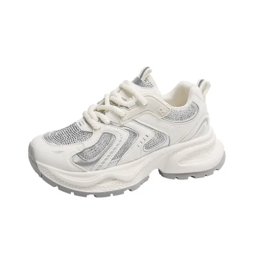 ANNAI Противоскользящие Износостойкие Дышащие Низкие Топ Кроссовки с Толстой Подошвой Женские