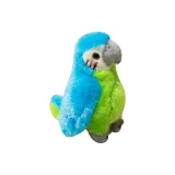 Синий попугай 12 см