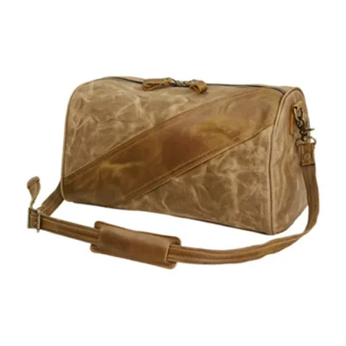 TTaG．baG Кожа с парафиновой отделкой холст сумка через плечо стандартный мужской хаки армейский зеленый темно-серый черный