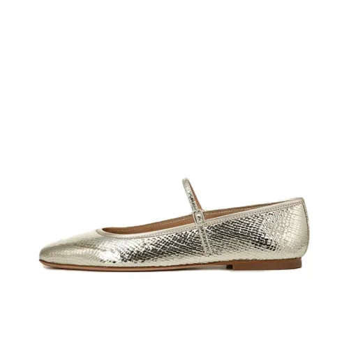 Veronica Beard Ellie Туфли Мэри Джейн Женские Золотые