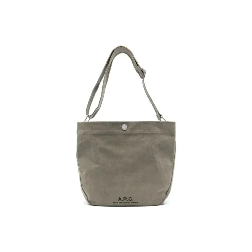 A.P.C Хлопок с Полиэстер Портативный Сумка через плечо Сумка на плечо Стандартная Женская Хаки