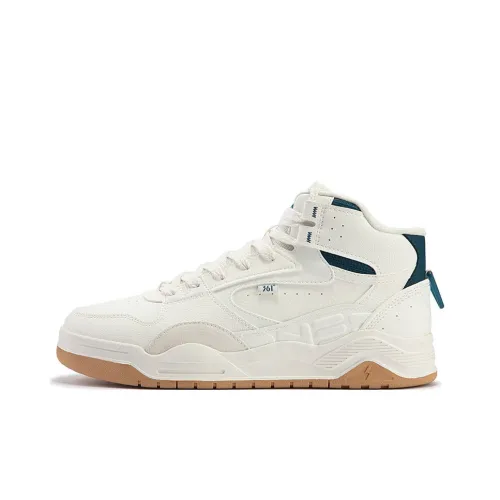 361° Тип BURN 4 Покрытие High Топ Скейтборд Кроссовки Мужские Перо Белый Числа Бирюзовый