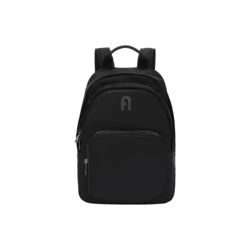 Furla Essential Nylon Backpack Medium Men's Black