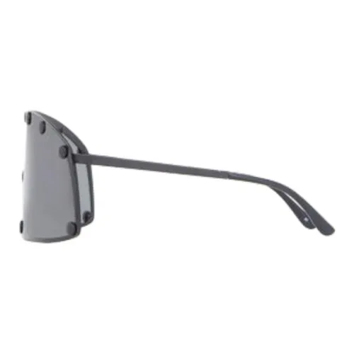 RICK OWENS совместный бренд RO Нержавеющая сталь Нерегулярная форма Солнцезащитные очки Мужской Черный