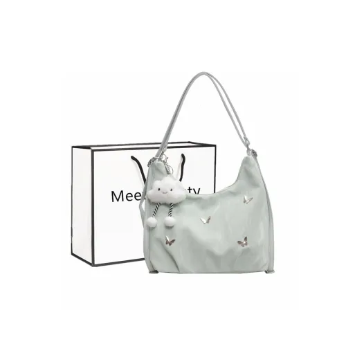 Fitchell ПУ (полиуретан) Сумка через плечо Женская Зеленый Экрю Серебристый Черный Синий