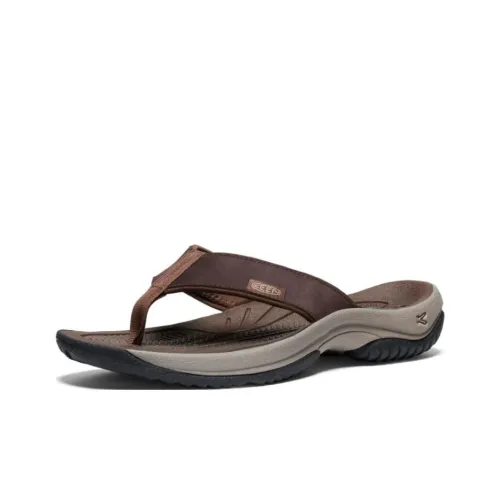 KEEN Kona Устойчивые к запахам и влаге Шлепанцы Мужские Умбра