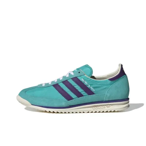 SPORTY RICH x Adidas Originals SL 72 Slip-resistant Abrasion-resistant Low Top Casual Shoes Unisex Cyan