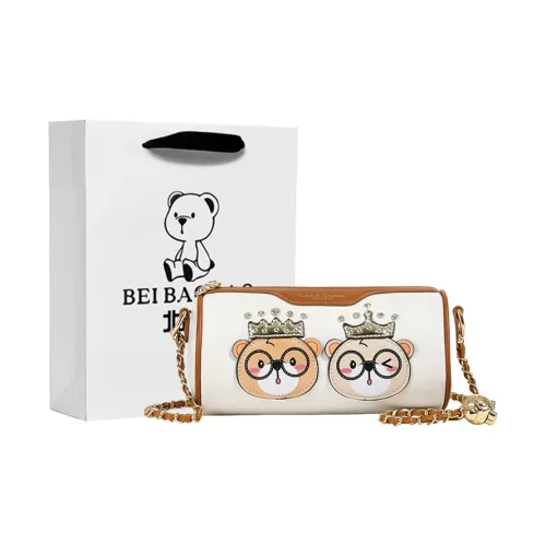 North Pack ПУ (полиуретан) Сумка через плечо Сумка на плечо Стандартная Женская Экрю Черная