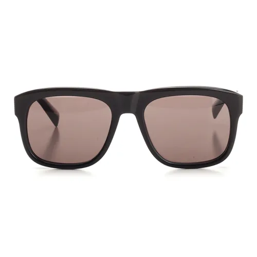 SAINT LAURENT Ацетат Прямоугольные Солнцезащитные очки Мужские Черные