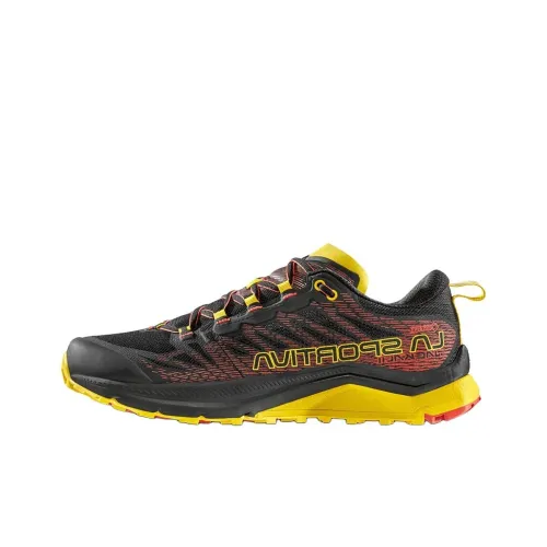 LA SPORTIVA Беговые кроссовки Low Топ Черный Желтый Мужской