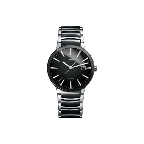 RADO Автоматический Механический Механизм Мужские Часы Crystal Collection 38 мм Черные