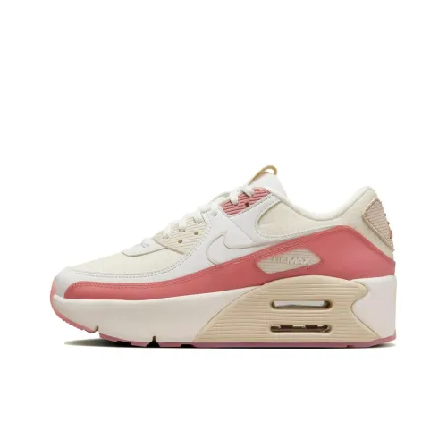 Nike Air Max 90 Low Топ Повседневная обувь Женская Экрю