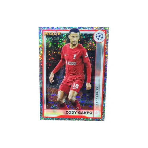 Topps MEILIN Merlin Gakpo Liverpool Голландский Футбол Игрок Карта Карта пройдет Спортивные карты 1 шт