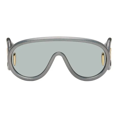 LOEWE Нейлон Металл Нерегулярная форма Солнцезащитные очки Мужской Серый