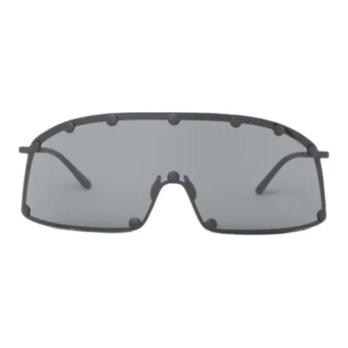 RICK OWENS совместный бренд RO Нерегулярная форма Солнцезащитные очки Мужской Черный