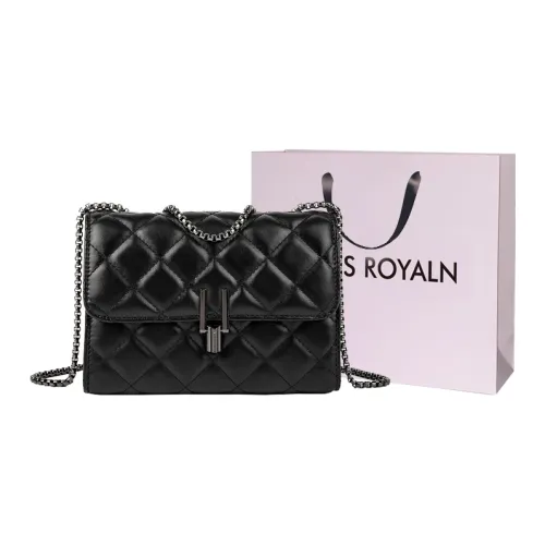 LOUIS ROYALN ПУ (полиуретан) Сумка через плечо Маленький размер Большой размер Унисекс Черный