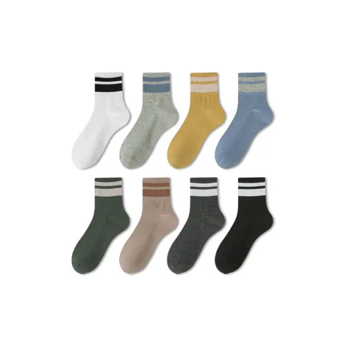 Mulong Family Носки Crew Мужские 8 упаковка смешанные цвета