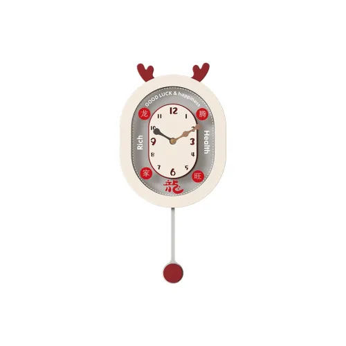 Meishida Sweeping Seconds Movement Унисекс Настенные часы Бежевый