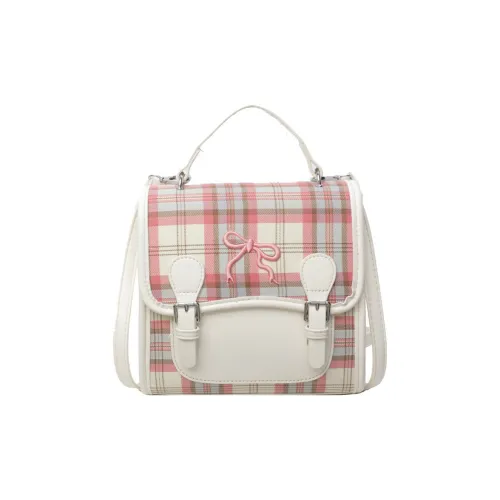 DALO ПУ (полиуретан) Рюкзак Сумка через плечо Сумка Обычная Женская Экрю Розовый