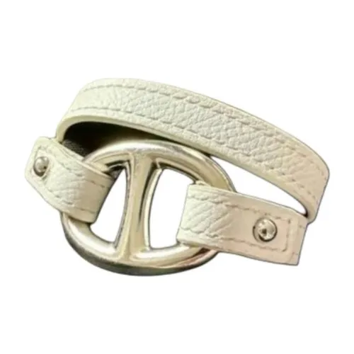 HERMES Кожа Браслеты Унисекс Белый