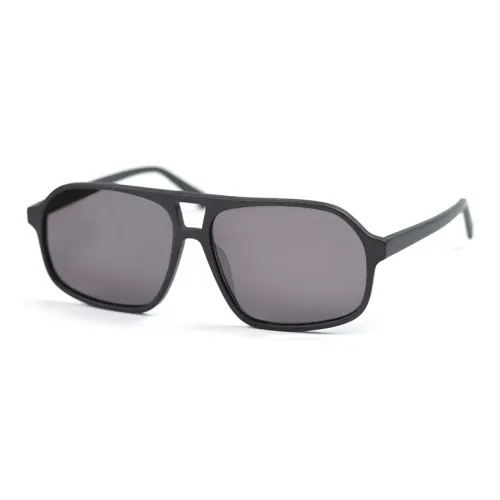 Fujii Taro Пластиковая оправа Квадратные Солнцезащитные очки Унисекс