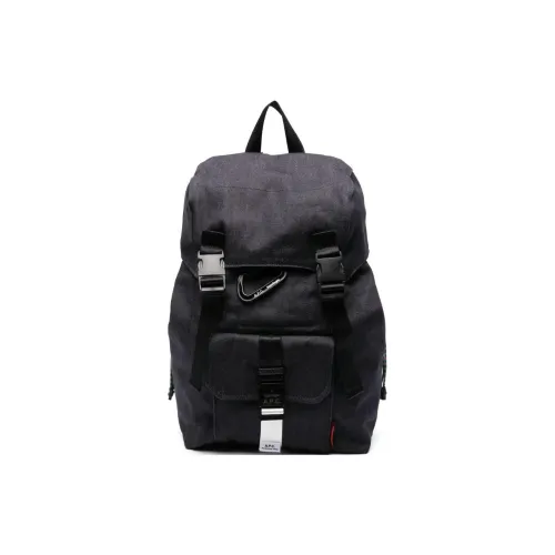 A.P.C Cotton Backpack Men's Black
