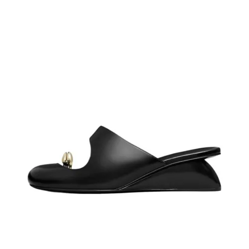 Tory Burch Домашние тапочки 4,5 см Женские Черные