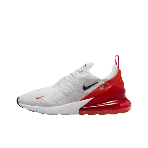 Nike Air Max 270 Low Топ Повседневные Беговые Кроссовки Мужские Белые Красные