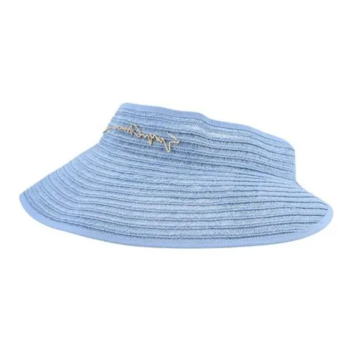 GIORGIO ARMANI Вязаные соломенные шляпы Женские Синий