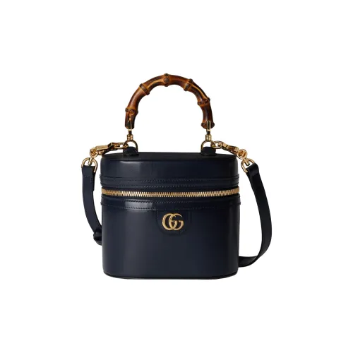 GUCCI Кожа Сумка Сумка через плечо Сумка через плечо Мини Женская Темно-синяя