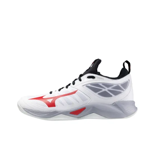 Кроссовки Mizuno Wave Dimension для тренировок, низкий топ, белый, унисекс
