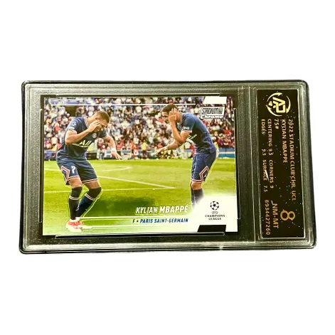 Topps Mbappé Dimaria Звезда Карта PARIS SAINT GERMAIN Era Празднование Гола Выбор Поля Сертифицированные Карточки 1 Упаковка