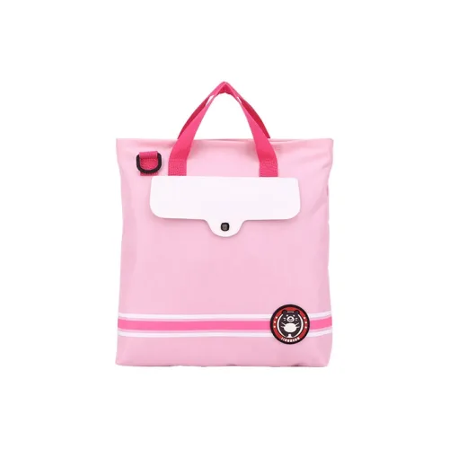 Almost Bear Полиэстер Студенческая сумка Стандартная Детская Синий Розовый