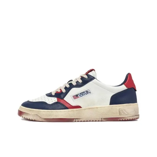 AUTRY Slip-resistant Abrasion-resistant Low-top Скейтборд Кроссовки Женские Белые Синие