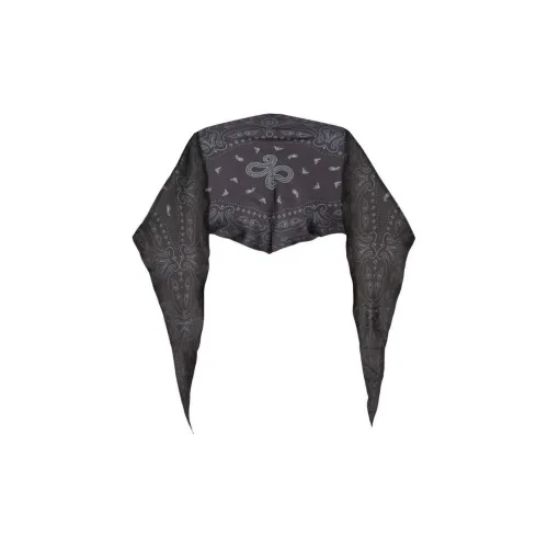 EMPORIO ARMANI Полиэстер Шелковые Шарфы Мужской Черный