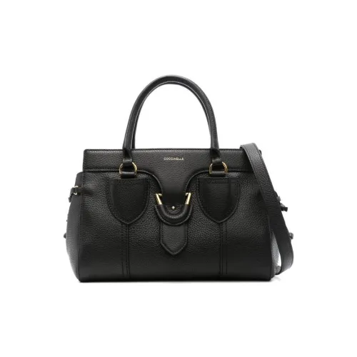 COCCINELLE Коровья кожа Сумка через плечо Одно плечо Женская Черная