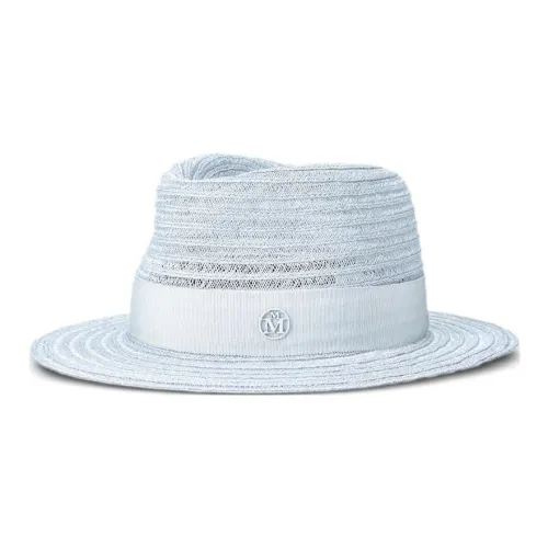 Maison Michel Хлопок Шапки и Кепки Женские Ледяной Синий