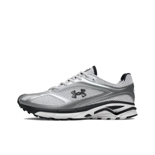 Under Armour Apparition Беговые кроссовки Низкий Топ Серебряный Унисекс