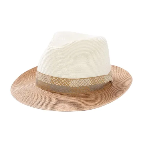 STETSON Солома Коровья кожа Сатин Головные уборы с защитой от солнца Унисекс Сливовый