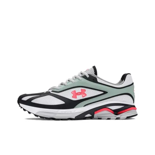 Under Armour Apparition Беговые кроссовки Низкий топ Белый Черный Унисекс