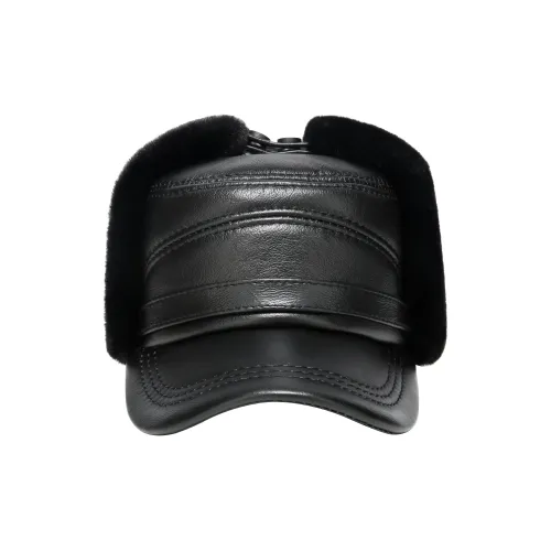 JEEP SPIRIT Кепки из крупнозернистой текстуры коровьей кожи Унисекс