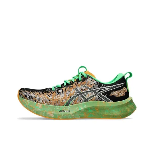 Asics Гель Noosa Tri 6 Дышащий Низкий Топ Повседневная Беговая Обувь Мужская Черная Зеленая