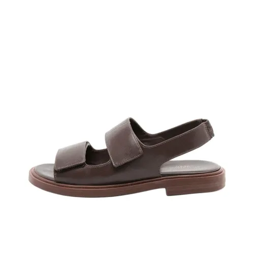 Sarah Chofakian Кэтрин one Ремень Сандалии Женские Умбра