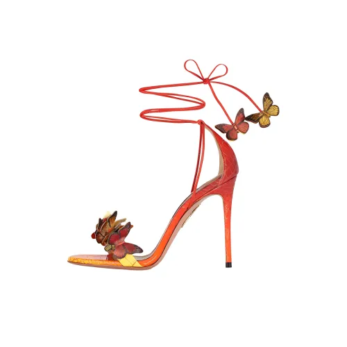 AQUAZZURA one Ремень Сандалии Апельсин Женские