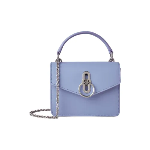 Mulberry Сумка через плечо из крупнозернистой текстуры коровьей кожи маленькая сумка женская светлый сиреневый фиолетовый